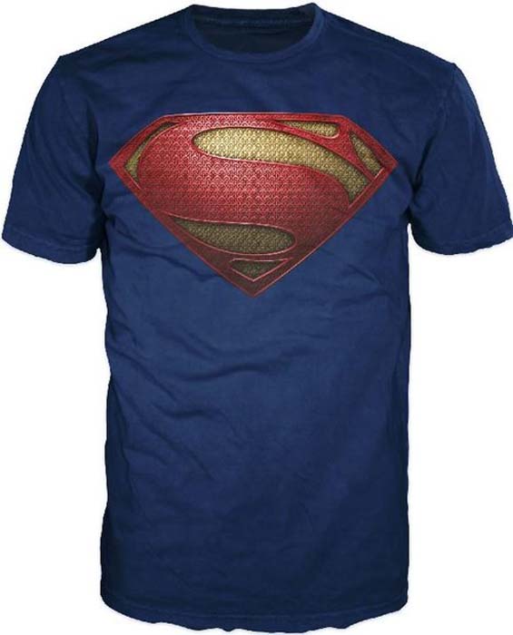 la nueva camiseta de Superman el hombre de acero