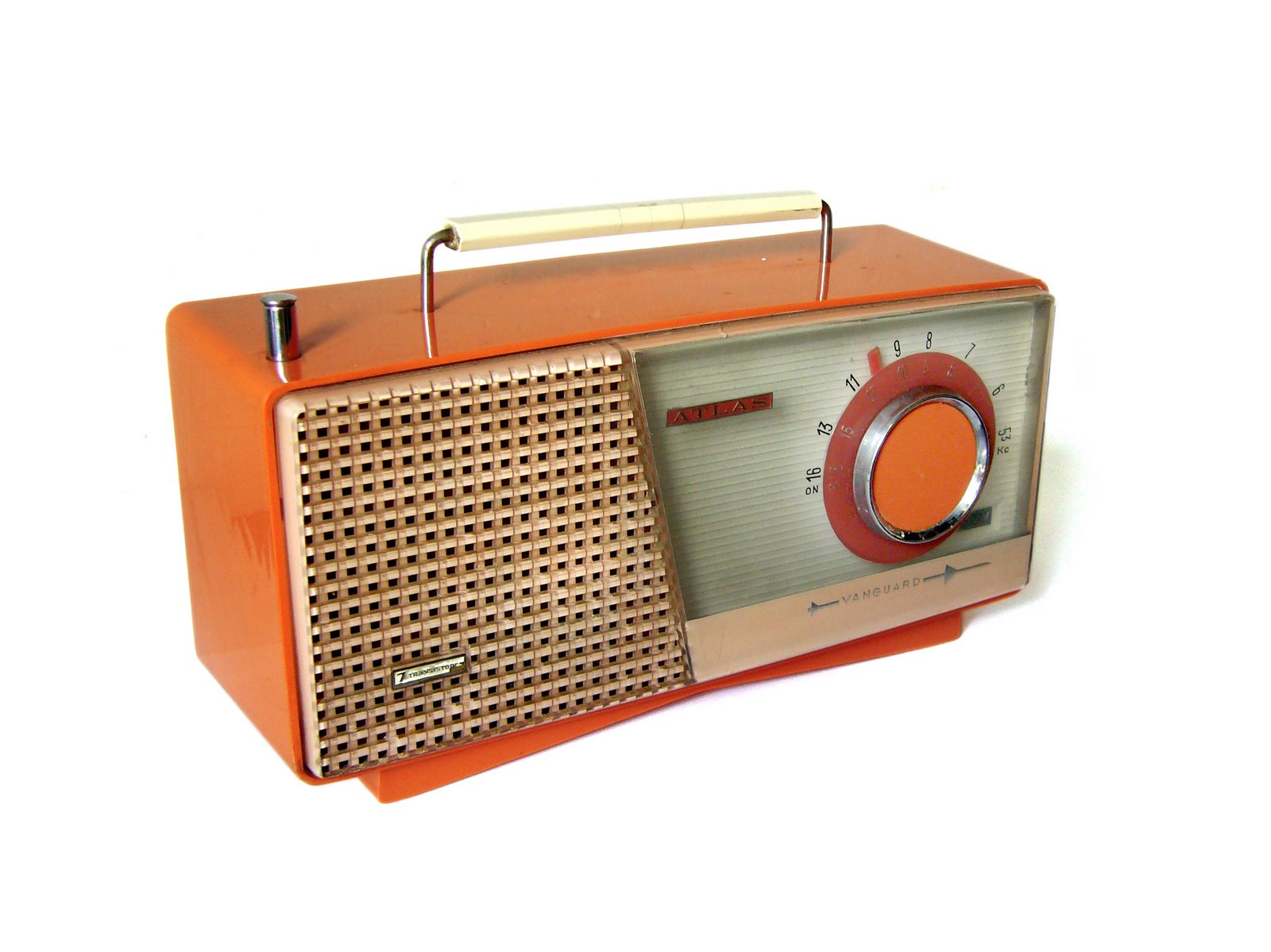 Radio antiguo con estilo retro 