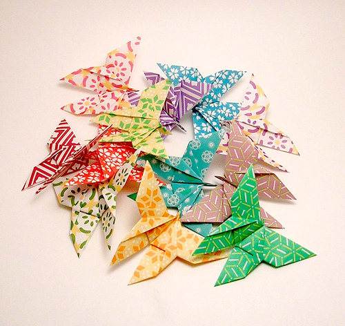 Mariposas de Origami