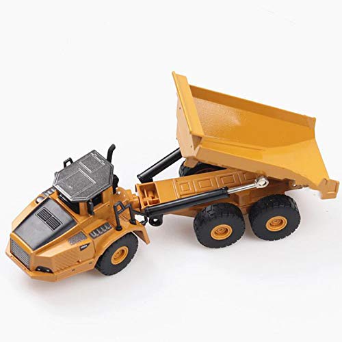 Coche de Juguete para niños Aleación Metal Coche Tractor articulado Excavadora de Basura Juguete de ingeniería de Juguete para niños colección