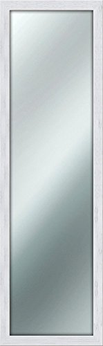 Espejo de pared y estilo Shabby Chic, 40x 125 cm, color blanco