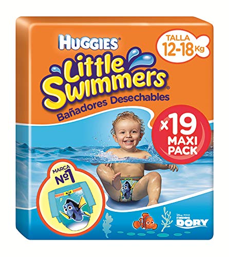 Huggies Little Swimmers Pañal Bañador Desechable Talla 5-6 (12-18 Kg) - 19 unidades