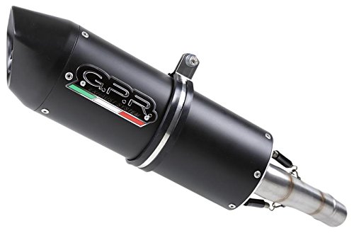 PR H.243.E, tubo de escape para moto homologado, para CB500F Euro 4 2017/18, con RO, color negro
