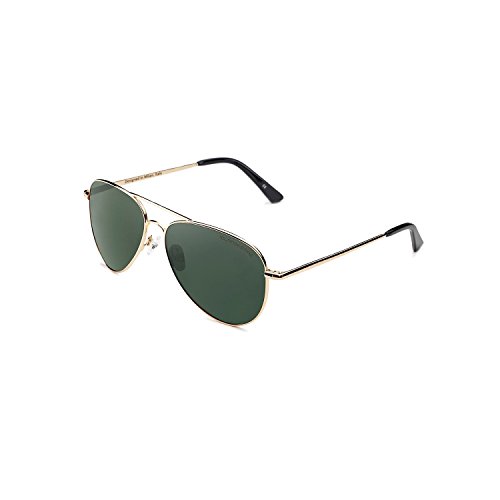 CLANDESTINE A10 Gold Dark Green - Gafas de Sol Polarizadas Hombre & Mujer