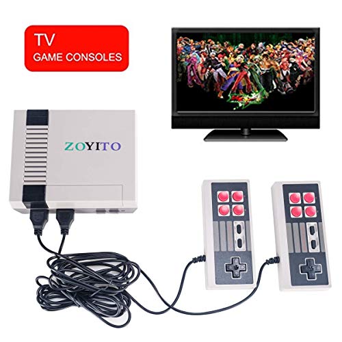 Clásico juego Consola Retro Mini versión 620 Classic Games Retro Classic blanco y negro Game Console Sistema Built in 620 TV Video juego con controladores duales jugadores