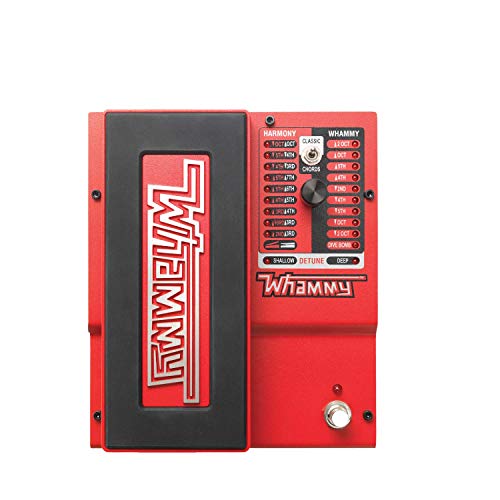 DigiTech Whammy 5 - Harmonizer/Pitch Shifter for E-Guitar, Rojo
