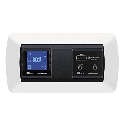 Egi Audio Solutions 41020 - Kit de Sonido Wall Radio, Color Blanco y Negro