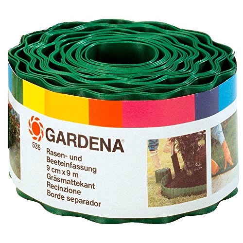 Gardena 536-20 - Cercadillo para Césped, Verde, 9 cm x 9 m (Ancho x Largo)