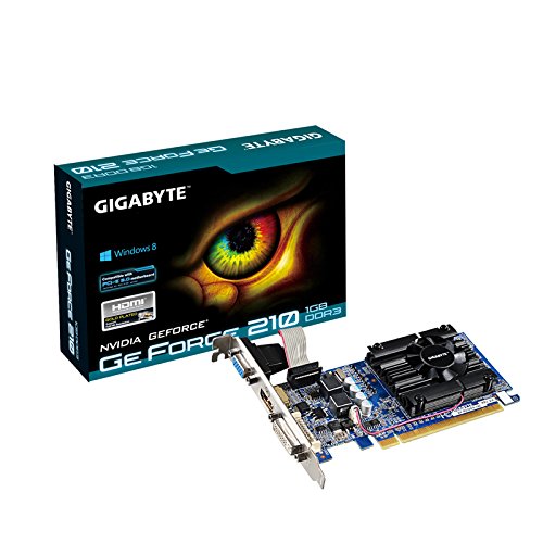 Gigabyte NVIDIA GeForce 210 - Tarjeta gráfica, Color Azul
