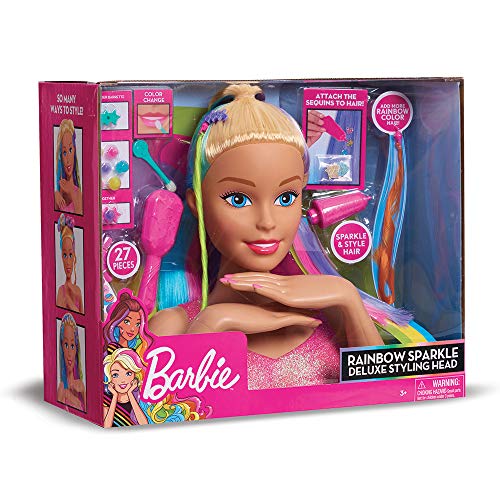 Giochi Preziosi Barbie-Rainbow Busto Deluxe, Multicolor (4)