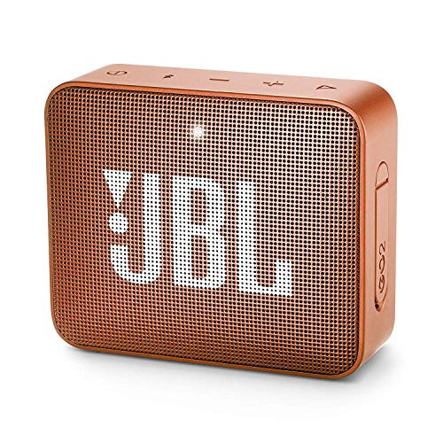 JBL GO 2 - Altavoz inalámbrico portátil con Bluetooth, resistente al agua (IPX7), hasta 5 h de reproducción con sonido de alta fidelidad, naranja