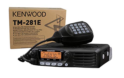 KENWOOD TM-281E Emisora movil VHF 144 MHz Potencia 65 watios
