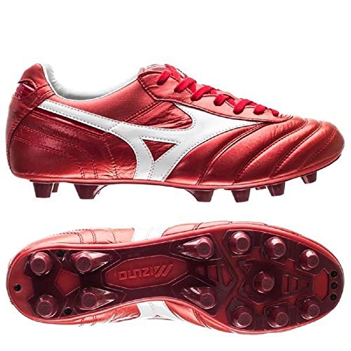 Mizuno Morelia II Made in Japan - Zapatillas profesionales de fútbol - Rojo - Talla (EU 42.5 - UK 8.5 - CM 27.5) Rojo Size: 42.5 EU