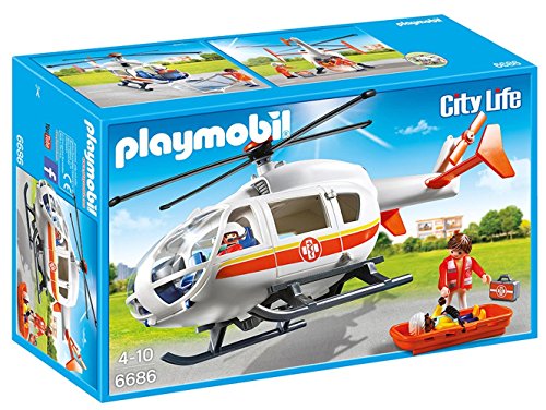 Playmobil Helicóptero Médico de Emergencia 6686