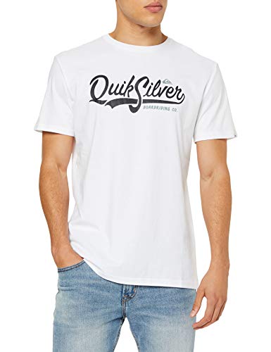 Quiksilver Quik Pool Camiseta de Manga Corta, Hombre, Blanco (White), S