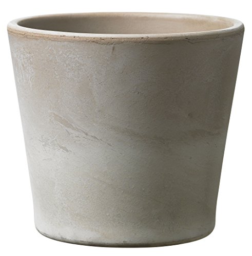 Soendgen Keramik - Maceta de cerámica para Plantas 'Dover', Arcilla, sandgrau, 25 x 25 x 24 cm