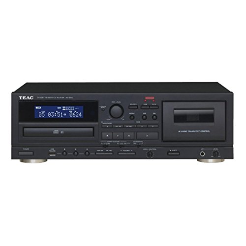 Teac AD-850 - Reproductor Cassette y CD, Negro