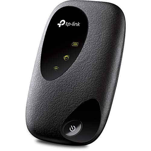 TP-Link Router 4G móvil Wifi MiFi 4G Cat4 con Batería 2000 mAh, WiFi de 150 Mbps, Ganador del premio de diseño Red Dot, hasta 10 dispositivos simultáneamente, Control de tráfico(M7200)