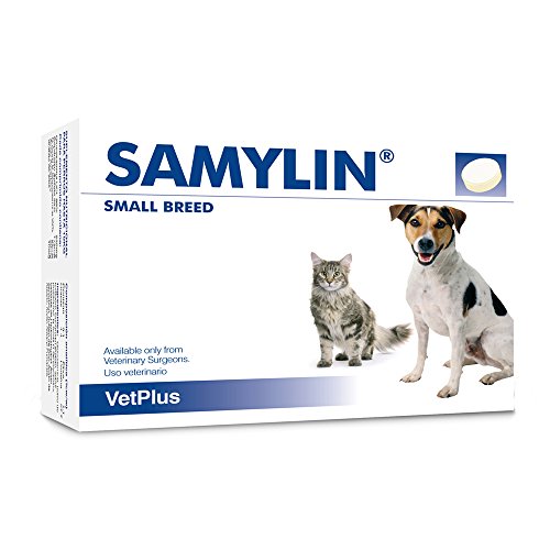VetPlus Samylin Pequeñas Envase con 30 Comprimidos de Complementos para Sistema Digestivo
