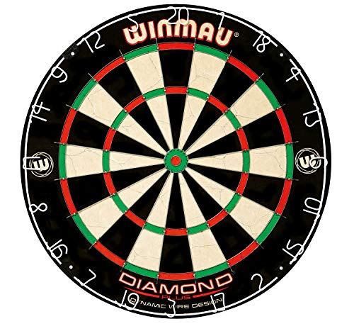 Winmau Bristle Dartboard Diamond - Diana (Torneo, Acero, Tablero, cerdas)