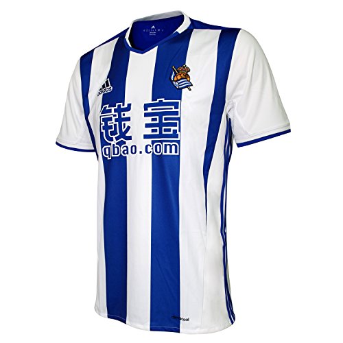 adidas 2ª Equipación Real Sociedad FC, Camiseta Oficial de Fútbol, Hombre, Blanco, XL