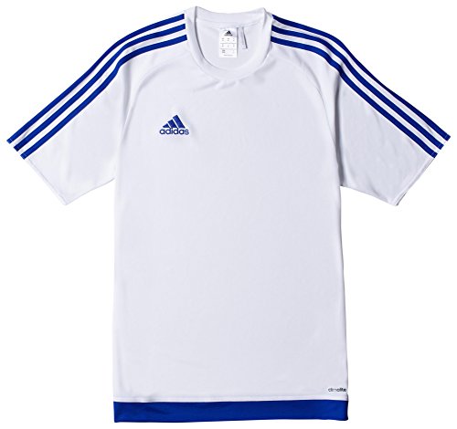 adidas Estro 15 JSY - Camiseta para hombre, color blanco/azul, talla XL