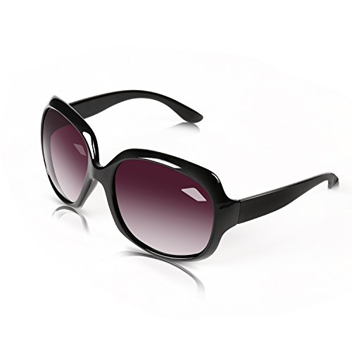 B BIDEN BLDEN Mujer Grande Gafas De Sol moda polarizadas gafas UV400 Protección Para Conducción GL3113-BLACK