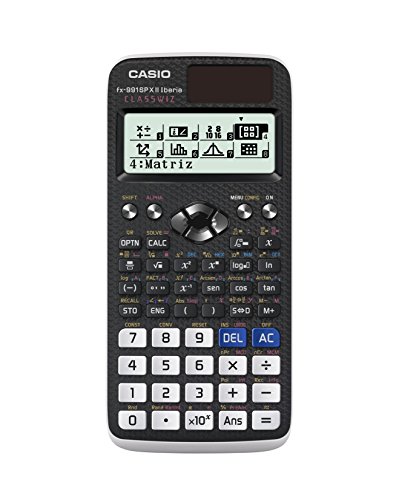 Casio FX-991SPX II - Calculadora científica, Recomendada para el curriculum español y portugués, 576 funciones, Solar y color gris /blanco