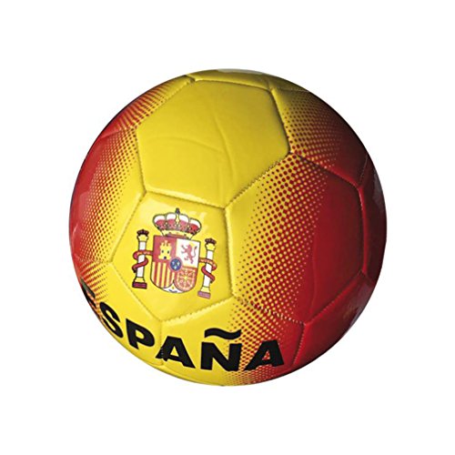 Junatoys spaña Balón fútbol, Hombre, Rojo/Amarillo, Talla Única
