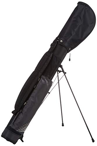 LONGRIDGE Stand Bag Travelite Bolsa de Golf con Caballete 12.7 cm, Hombre, Negro/Plata, 5"