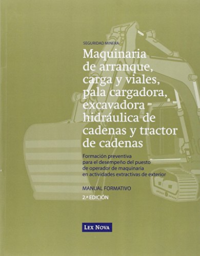 Maquinaria de arranque, carga y viales, pala cargadora excavadora hidráulica de cadenas y tractor de cadenas (Monografía)