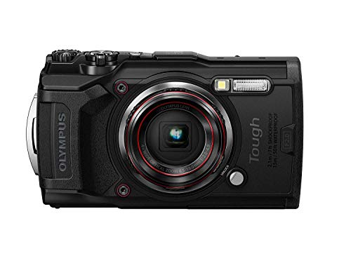 Olympus Tough TG-6 cámara de acción, 12 megapíxeles, vídeo 4k, 120 fps, Negro