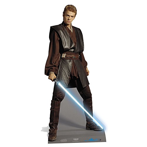 STAR CUTOUTS Figura de cartón Anakin Skywalker en Grande, Talla 180 cm