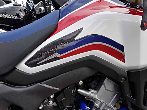 2 Adhesivos 3D Metal Protecciones Lateral Compatible X Moto Honda Africa Twin 2016