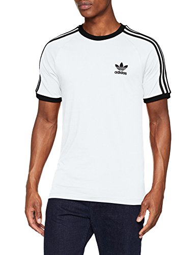 adidas 3-Stripes tee T-Shirt, Hombre, White, S