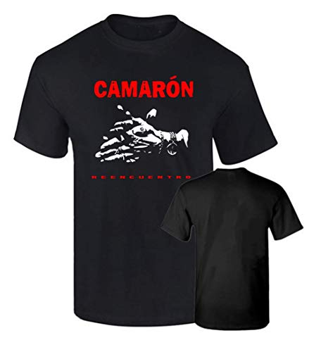 Camiseta Hombre Oficial CAMARON DE LA Isla REENCUENTRO Algodon 190grs (S)