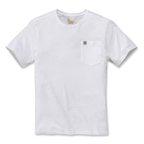 Carhartt - Camiseta para Hombre Blanco Blanco L