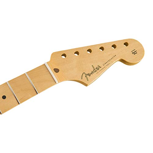 Fender - Mástil de arce para Stratocaster Classic Player '50s, perfil suave en V, 21 trastes medium jumbo