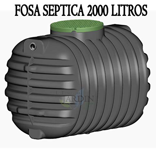 FOSA SEPTICA soterrada 2000 LITROS. Longitud 210 cm, Ancho 130 cm, Alto 1,50 cm. Permite la transitabilidad de peatones por encima.