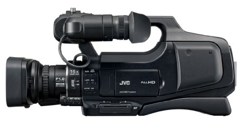 JVC GY-HM70 - Videocámara HD (Pantalla táctil LCD de 3“, Sensor CMOS de 12 MP, estabilizador de Imagen), Negro