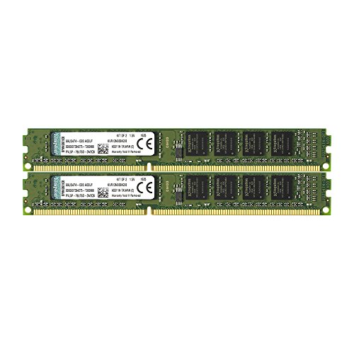 Kingston KVR13N9S8K2/8 - Memoria RAM de 8 GB (1333 MHz DDR3 Non-ECC CL9 DIMM Kit (2x4 GB) 240-pin, 1.5V)