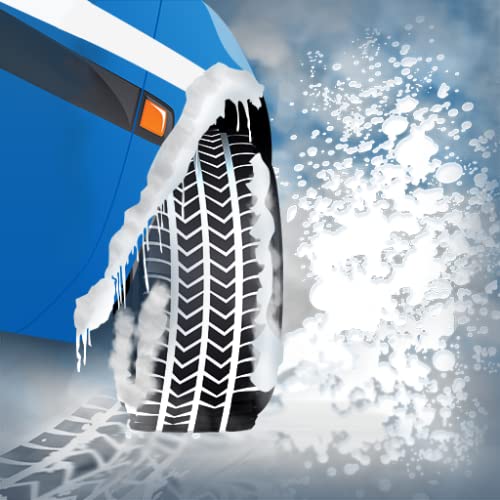 llantas para la nieve de invierno de carreras de agilidad: el coche de carretera tracción sobre hielo ártico - edición gratuita