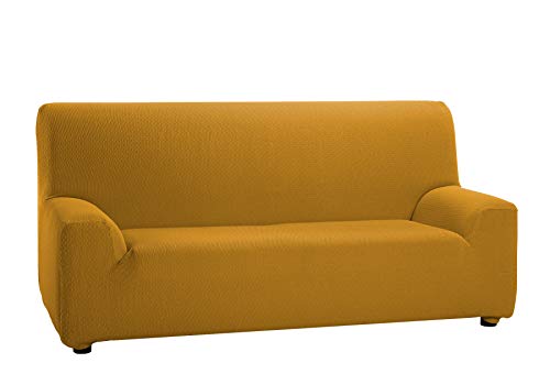 Martina Home Tunez - Funda elástica para sofá, Mostaza, 3 Plazas (180-240 cm)