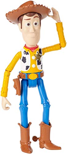 Mattel Disney Toy Story 4-Figura básica Woody, juguetes niños +3 años GGX34, multicolor