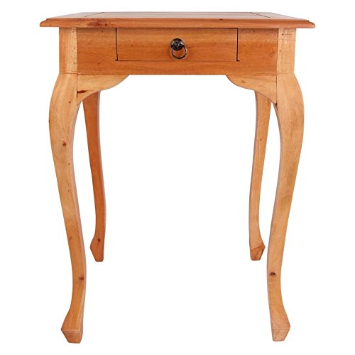 Mesa auxiliar Preston estilo colonial Consola de madera caoba Teléfono mesa mesa decorativa