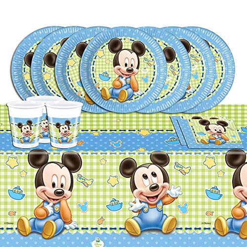 Mickey Mouse Disney Completo, para Kit de Fiesta de Baby Shower, para 16 niños