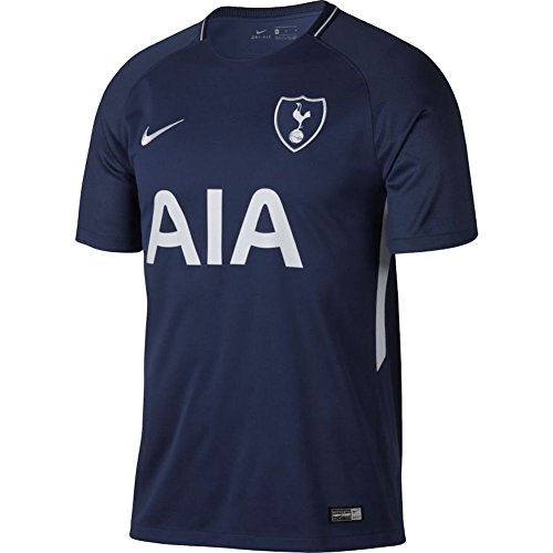 NIKE Thfc Y Nk BRT Stad JSY SS AW Camiseta 2ª Equipación Tottenham Hotspur FC 17-18, Unisex niños, Azul (Binary Blue/White), L