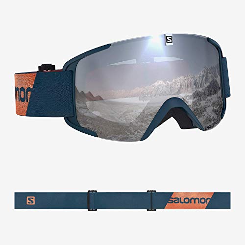 Salomon, Xview, Gafas de esquí unisex, Azul (Moroccan Blue/Universal Super White), L40519100