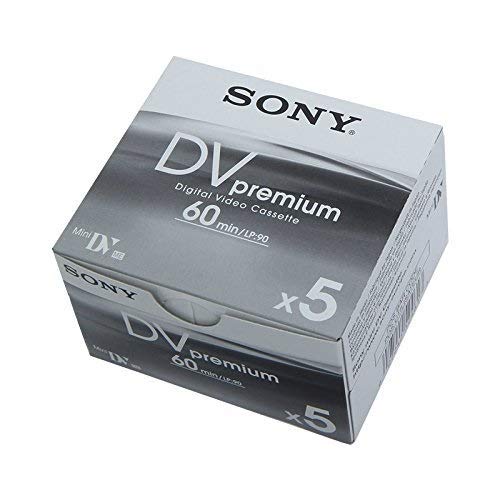 Sony 4X1DVM60PR - Cintas Mini DV para videocámara (Pack 4+1, 60 Minutos)