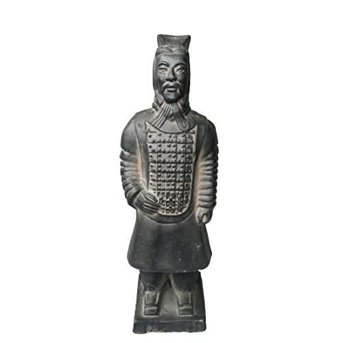 Terracotta Warriors, China Qin dynasty guerreros de terracota Escultura Decoración Mesa Multi de regalo de presentación 22cm, Officer